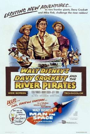 Davy Crockett e os Piratas do Rio / Davy Crockett and the River Pirates Dual Áudio 